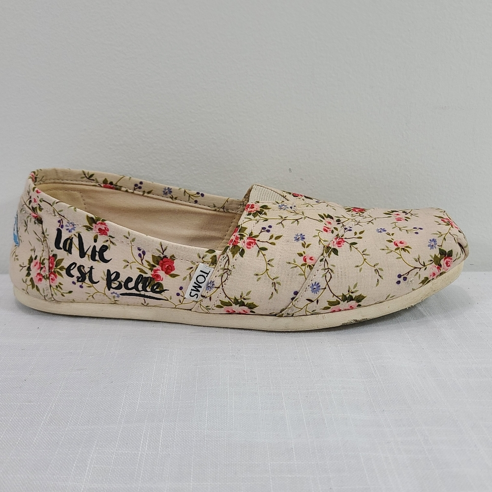 Toms Floral Print Shoes